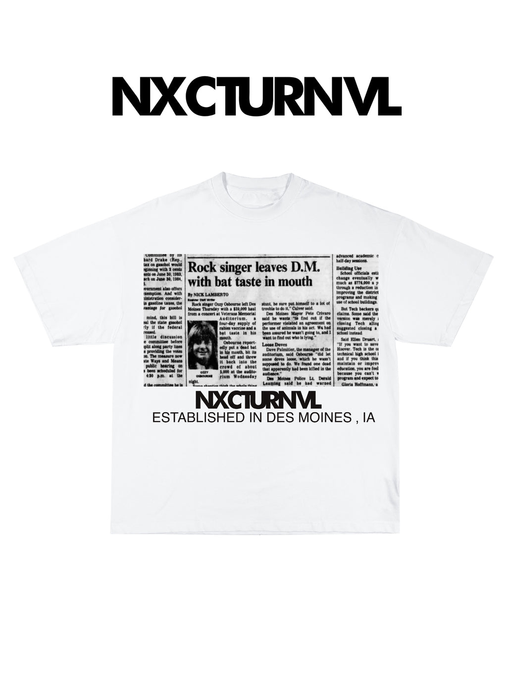 NXCTURNVL OZZY TEE
