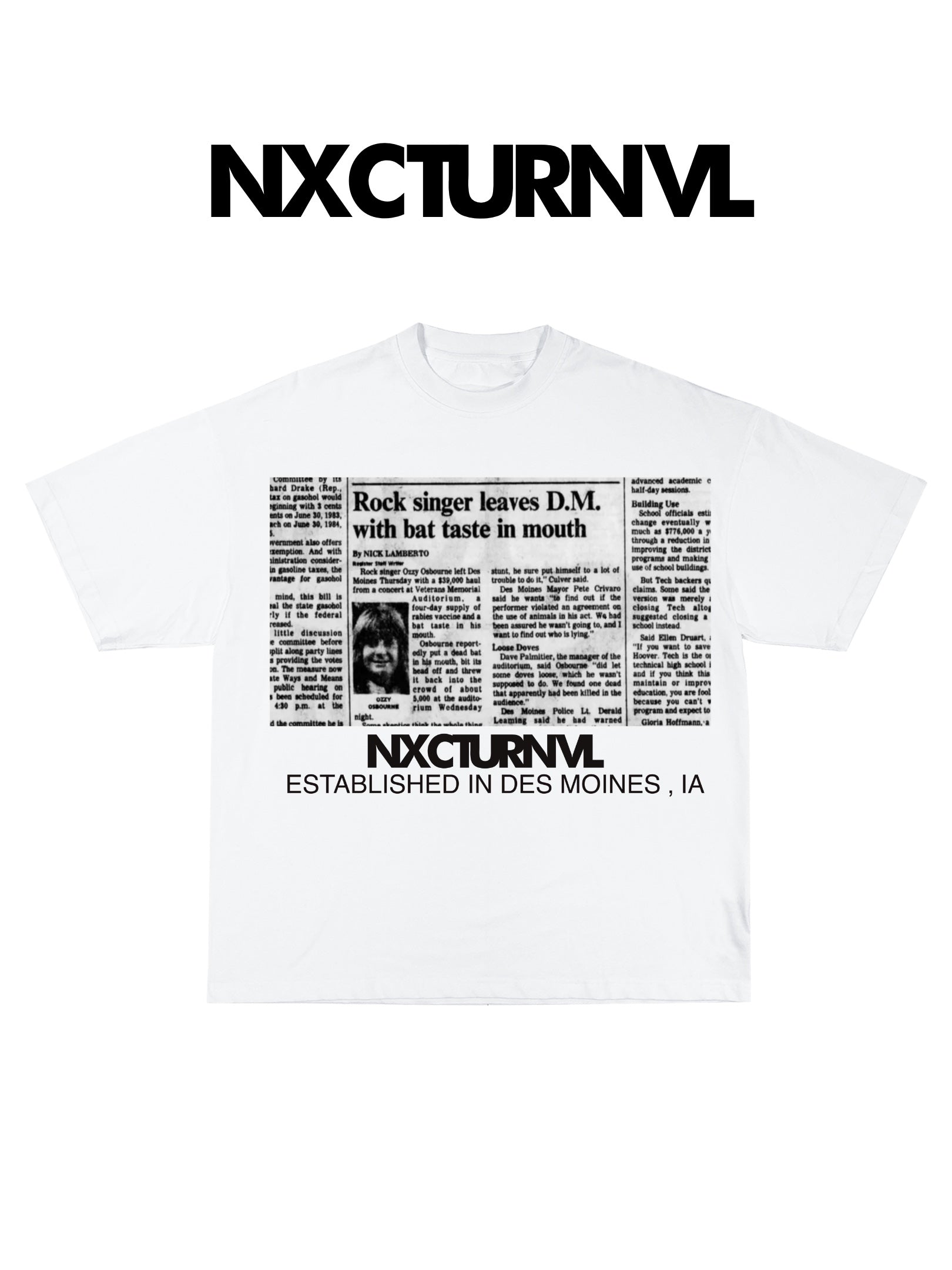 NXCTURNVL OZZY TEE